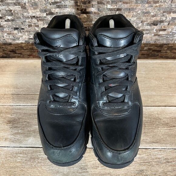 Nike Air Max Goadome ACG  Sneaker Triple Black Leather Boots (865031-009) Sz 10 - Picture 8 of 8